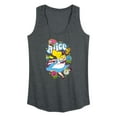 thumbnail image 1 of Disney - Alice in Wonderland - Alice Stickers - Women's Racerback Tank Top, 1 of 5
