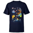thumbnail image 1 of Disney Alice in Wonderland Bottle Adventure Valentine’s Day - Short Sleeve T-Shirt for Kids - Customized-Navy, 1 of 5