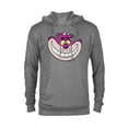 thumbnail image 1 of Disney Alice in Wonderland Cheshire Cat Grin - Pullover Hoodie for Adults -Customized-Graphite Heather, 1 of 5