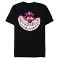 thumbnail image 1 of Disney Alice in Wonderland Cheshire Cat Grin - Short Sleeve Blended T-Shirt for Adults - Customized-Black, 1 of 5