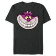 thumbnail image 1 of Disney Alice in Wonderland Cheshire Cat Grin - Short Sleeve Blended T-Shirt for Adults - Customized-Dark Heather, 1 of 5
