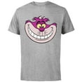 thumbnail image 1 of Disney Alice in Wonderland Cheshire Cat Grin - Short Sleeve Cotton T-Shirt for Adults - Customized-Athletic Heather, 1 of 5
