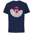 thumbnail image 1 of Disney Alice in Wonderland Cheshire Cat Grin - Short Sleeve Cotton T-Shirt for Adults - Customized-Navy, 1 of 5