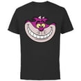 thumbnail image 1 of Disney Alice in Wonderland Cheshire Cat Grin - Short Sleeve Cotton T-Shirt for Adults - Customized-Black, 1 of 5
