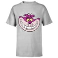 thumbnail image 1 of Disney Alice in Wonderland Cheshire Cat Grin - Short Sleeve T-Shirt for Kids - Customized-Athletic Heather, 1 of 5