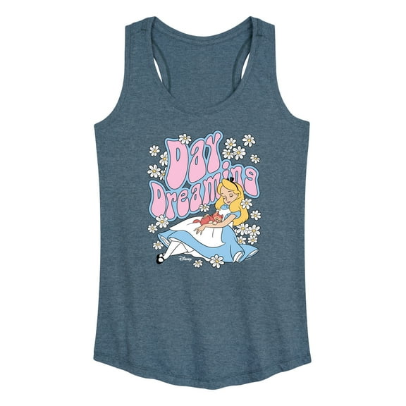 Disney - Alice in Wonderland - Day Dreaming - Women's Racerback Tank Top