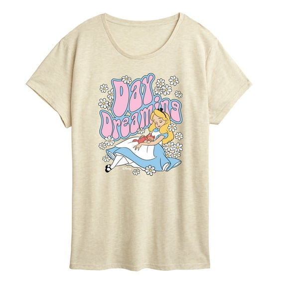 Disney - Alice in Wonderland - Day Dreaming - Women's Short Sleeve Graphic T-Shirt