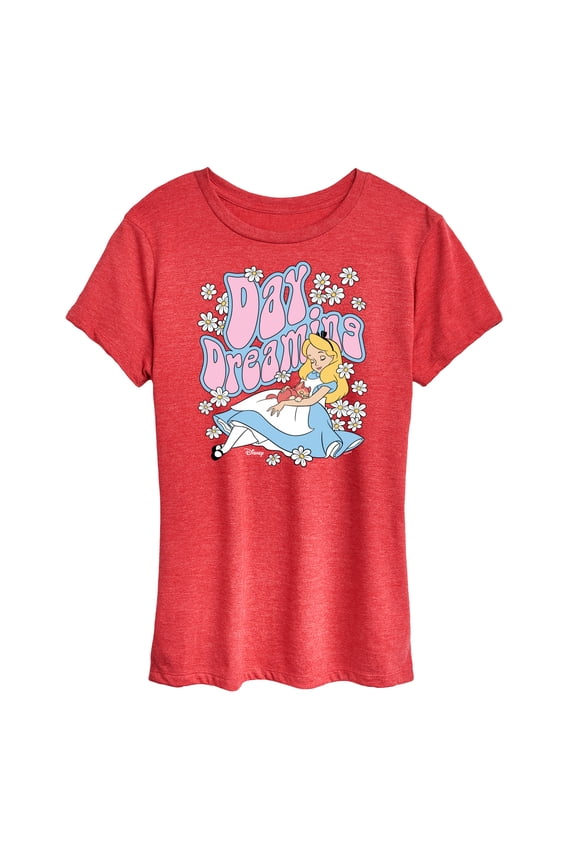 Disney - Alice in Wonderland - Day Dreaming - Women's Short Sleeve Graphic T-Shirt