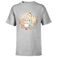 thumbnail image 1 of Disney Alice in Wonderland Flower Tea Party Valentine’s Day - Short Sleeve T-Shirt for Kids - Customized-Athletic Heather, 1 of 5