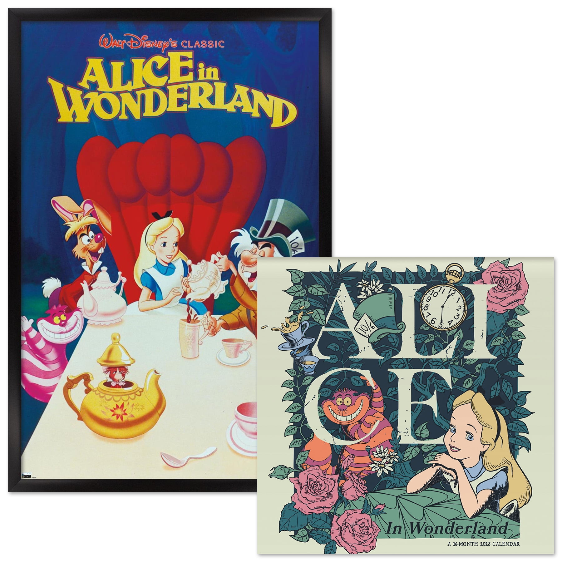 Disney Alice In Wonderland Framed Poster And 2025 Calendar Walmart Com Disney Alice In Wonderland Framed Poster And 2025 Calendar 8a397518 B2a4 4150 A9c0 16c082d2b0a1.1ab0959397b5d423c0de2e7f01827c52