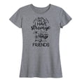 thumbnail image 1 of Disney - Alice in Wonderland - I Have Strange Friends - Women's Short Sleeve Graphic T-Shirt, 1 of 5