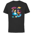 thumbnail image 1 of Disney Alice in Wonderland Oh My Tea Time - Short Sleeve Cotton T-Shirt for Adults - Customized-Black, 1 of 5