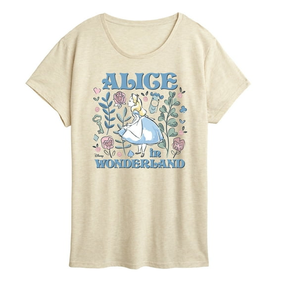 Disney - Alice in Wonderland - Pastel Alice - Women's Short Sleeve Graphic T-Shirt