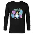 thumbnail image 1 of Disney Alice in Wonderland Spring Flowers Wonder-ful Easter - Long Sleeve T-Shirt for Men - Customized-Black, 1 of 5