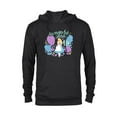 thumbnail image 1 of Disney Alice in Wonderland Spring Flowers Wonder-ful Easter - Pullover Hoodie for Adults - Customized-Black, 1 of 5