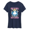 thumbnail image 1 of Disney - Alice in Wonderland - Stop To Smell Flowers - Women's Short Sleeve Graphic T-Shirt, 1 of 5