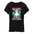 thumbnail image 1 of Disney - Alice in Wonderland - Stop To Smell Flowers - Women's Short Sleeve Graphic T-Shirt, 1 of 5