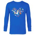 thumbnail image 1 of Disney Alice in Wonderland Tea Party Heart Valentine’s Day - Long Sleeve T-Shirt for Men - Customized-Navy, 1 of 5