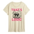 thumbnail image 1 of Disney - Alice in Wonderland - That's Logic - Women's Short Sleeve Graphic T-Shirt, 1 of 5