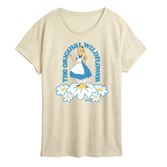 Disney - Alice in Wonderland - The Original Wildflower - Women's Short Sleeve Graphic T-Shirt