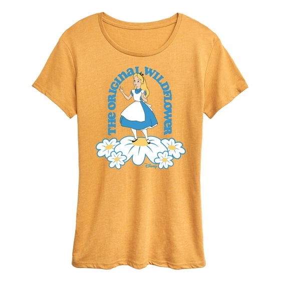 Disney - Alice in Wonderland - The Original Wildflower - Women's Short Sleeve Graphic T-Shirt