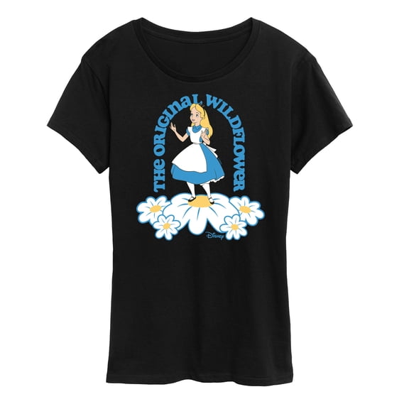 Disney - Alice in Wonderland - The Original Wildflower - Women's Short Sleeve Graphic T-Shirt