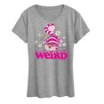thumbnail image 1 of Disney - Alice in Wonderland - We're All A Little Weird - Women's Short Sleeve Graphic T-Shirt, 1 of 5