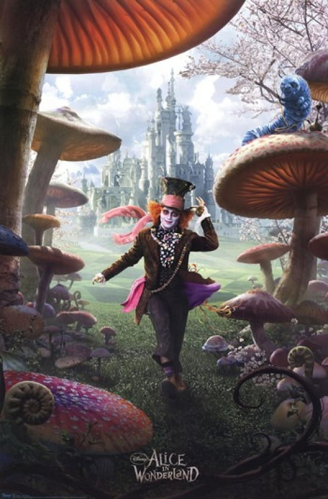 Disney Alice in Wonderland, c.2010 - Mad Hatter Poster Print (24 x 36) -  Walmart.com, image size:1100x1674