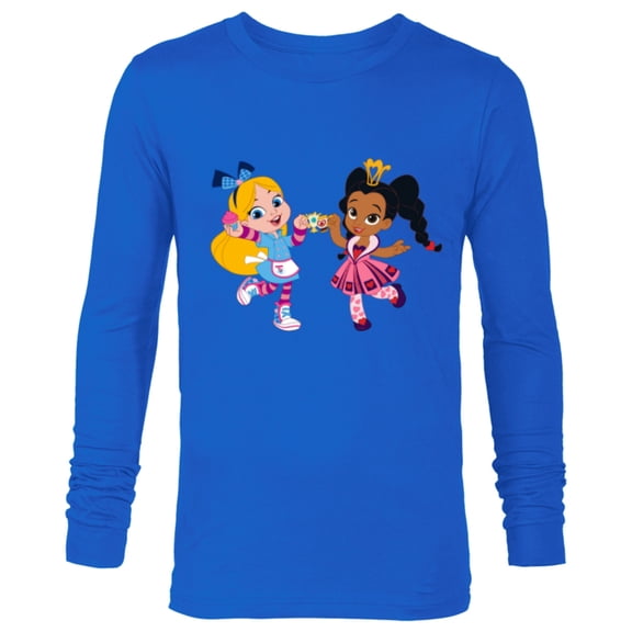 Disney Alice’s Wonderland Bakery Alice and Princess Rosa - Long Sleeve T-Shirt for Men - Customized-Royal