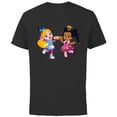 thumbnail image 1 of Disney Alice’s Wonderland Bakery Alice and Princess Rosa - Short Sleeve Cotton T-Shirt for Adults - Customized-Black, 1 of 5