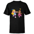 thumbnail image 1 of Disney Alice’s Wonderland Bakery Alice and Princess Rosa - Short Sleeve T-Shirt for Kids - Customized-Black, 1 of 5
