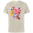 thumbnail image 1 of Disney Alice’s Wonderland Bakery Made with Love Valentine’s - Short Sleeve Cotton T-Shirt for Adults - Customized-Natural, 1 of 5