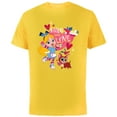 thumbnail image 1 of Disney Alice’s Wonderland Bakery Made with Love Valentine’s - Short Sleeve Cotton T-Shirt for Adults - Customized-Yellow, 1 of 5