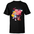 thumbnail image 1 of Disney Alice’s Wonderland Bakery Made with Love Valentine’s - Short Sleeve T-Shirt for Kids - Customized-Black, 1 of 5