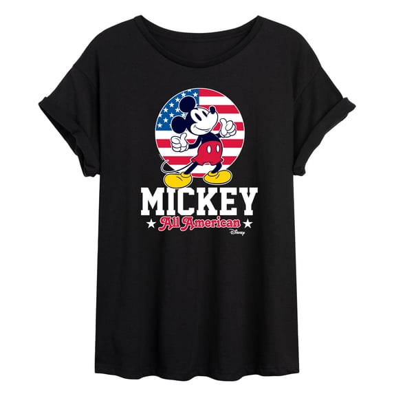 Disney - All American Mickey - Women's Oversized T-Shirt