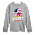 thumbnail image 1 of Disney - All American Mickey - Toddler & Youth Long Sleeve Graphic T-Shirt, 1 of 5