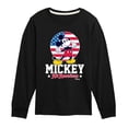 thumbnail image 1 of Disney - All American Mickey - Toddler & Youth Long Sleeve Graphic T-Shirt, 1 of 5