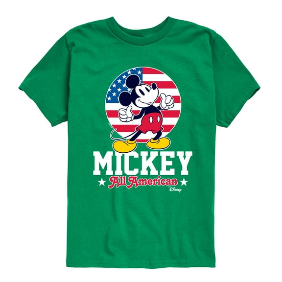 Disney - All American Mickey - Toddler & Youth Short Sleeve Graphic T-Shirt