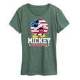 thumbnail image 1 of Disney - All American Mickey - Women's Short Sleeve Graphic T-Shirt, 1 of 6