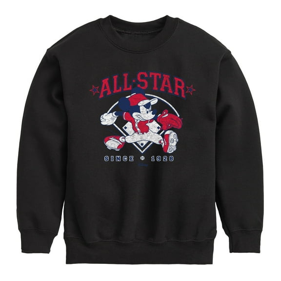 Disney - All Star Mickey - Toddler & Youth Crewneck Fleece Sweatshirt