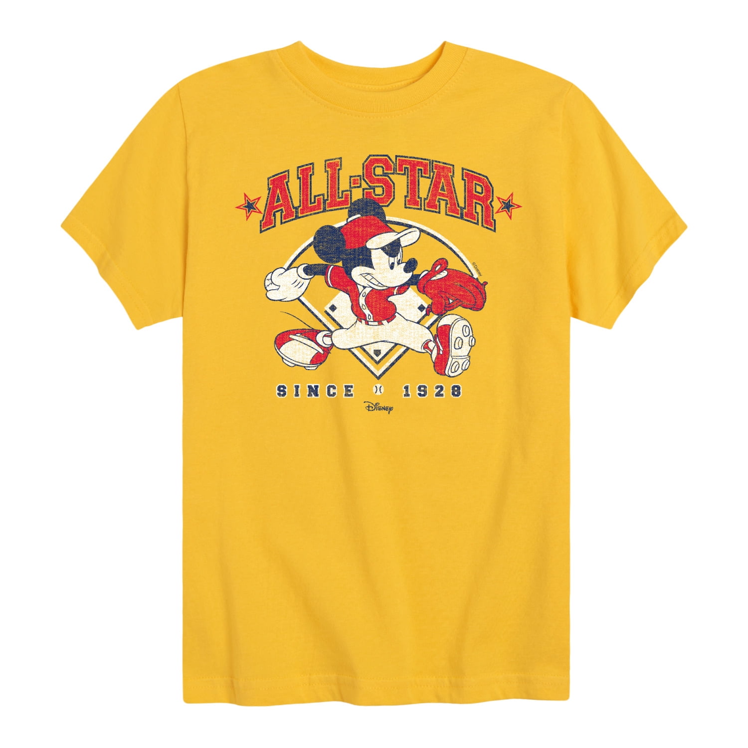Disney - All Star Mickey - Toddler & Youth Short Sleeve Graphic T-Shirt ...