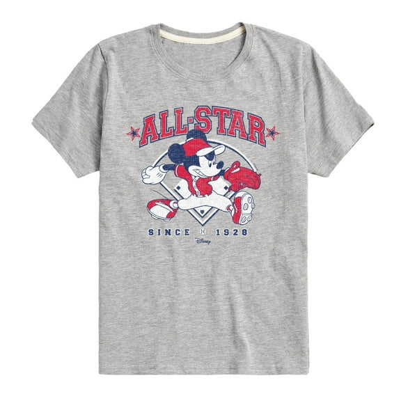 Disney - All Star Mickey - Toddler & Youth Short Sleeve Graphic T-Shirt