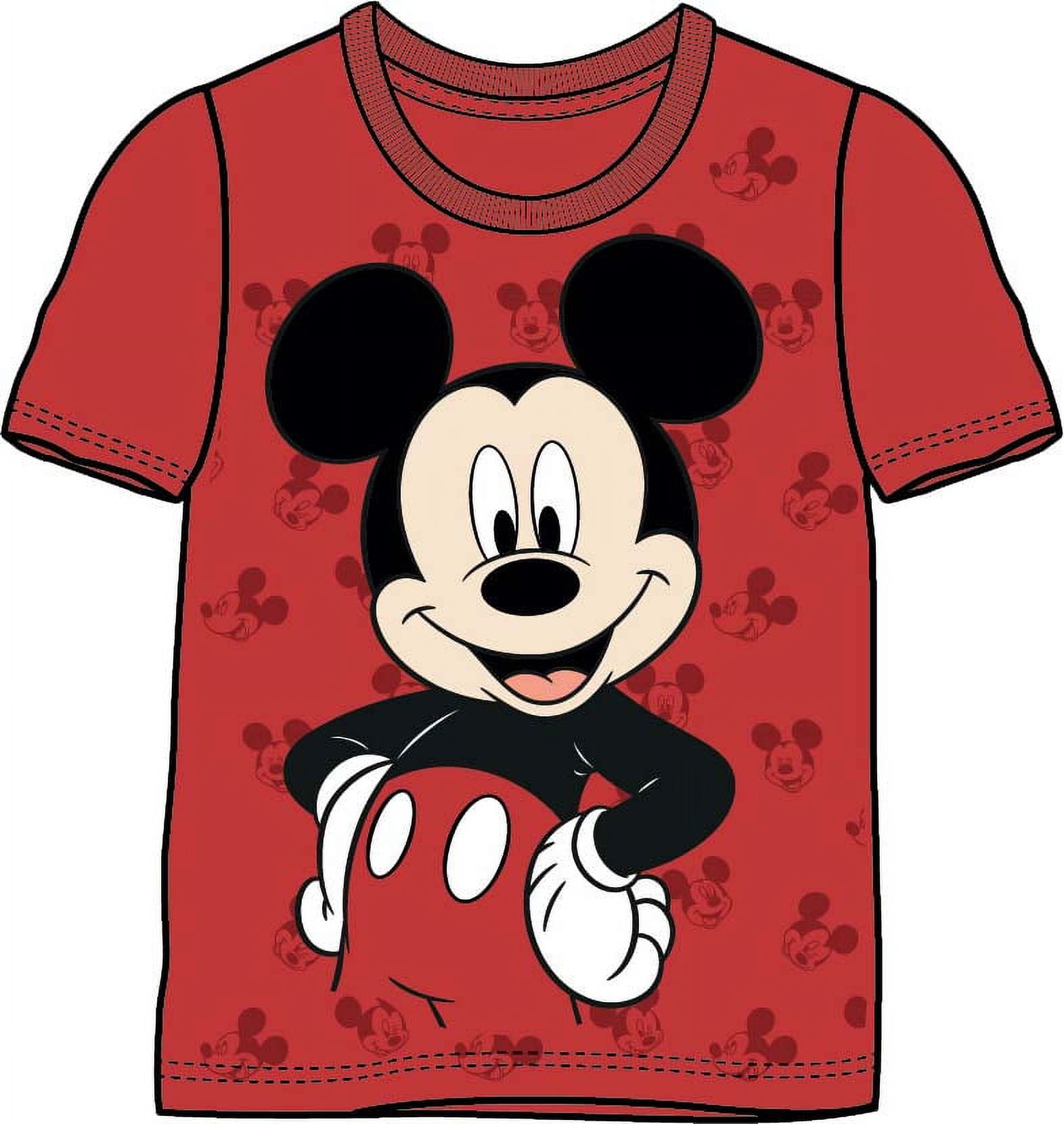 トップス Mickey Mouse Comic All over print Tee Disney Mickey Mouse Vintage Comic Strip All Over Print