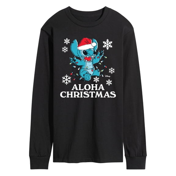 Disney - Aloha Holiday - Men's Long Sleeve Graphic T-Shirt