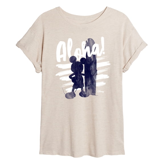 Disney - Aloha - Juniors Ideal Flowy Muscle T-Shirt