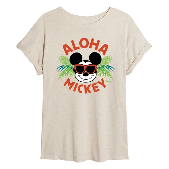Disney - Aloha Mickey - Women's Oversized T-Shirt