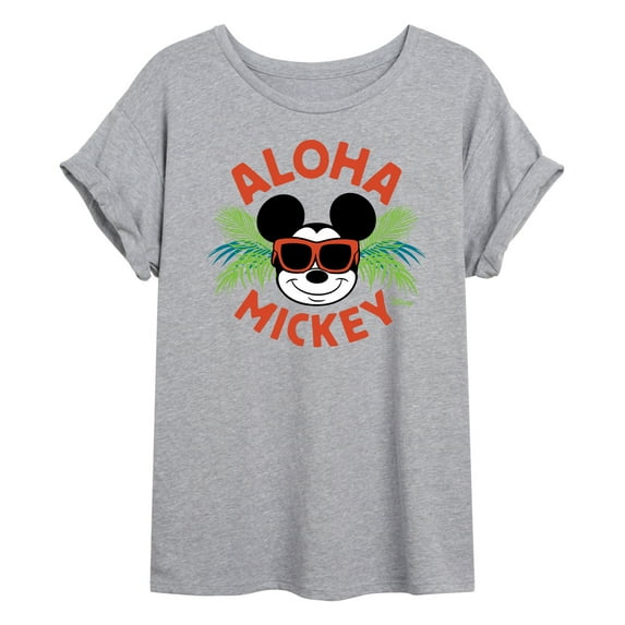 Disney - Aloha Mickey - Women's Oversized T-Shirt