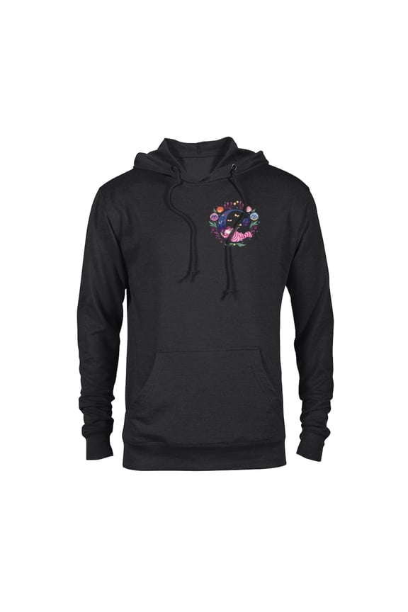 Alphabet Monogram Letter C for Cheshire Cat - Pullover Hoodie for Adults - Customized-Black