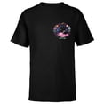 thumbnail image 1 of Disney Alphabet Monogram Letter C for Cheshire Cat - Short Sleeve T-Shirt for Kids - Customized-Black, 1 of 5
