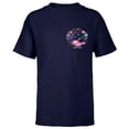 thumbnail image 1 of Disney Alphabet Monogram Letter C for Cheshire Cat - Short Sleeve T-Shirt for Kids - Customized-Navy, 1 of 5